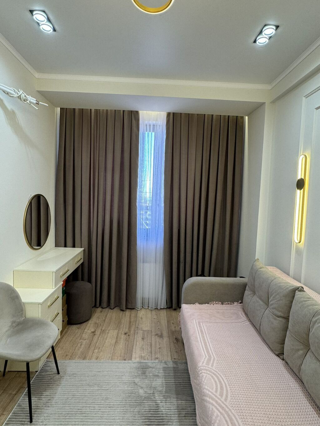 2 комнаты, 39 м², Тунгуч мкр 9 этаж, Евроремонт: фото 3