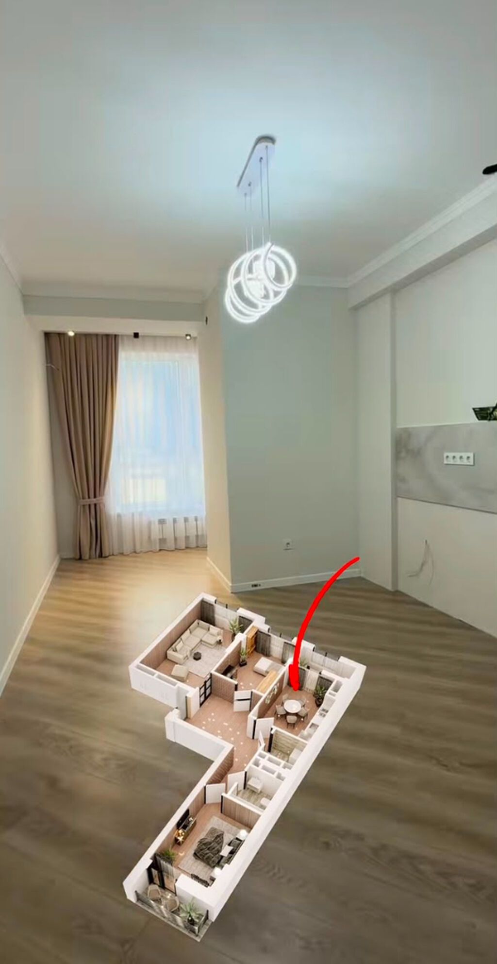 3 комнаты, 92 м², ул. Алматинка / Чуй Элитка, 11 этаж, Свежий ремонт: фото 8