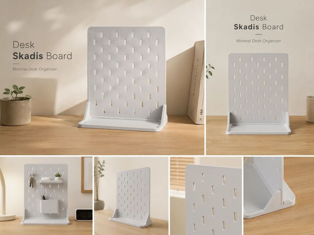 Настольный Skadis Board — компактная перфопанель-органайзер для: фото 2