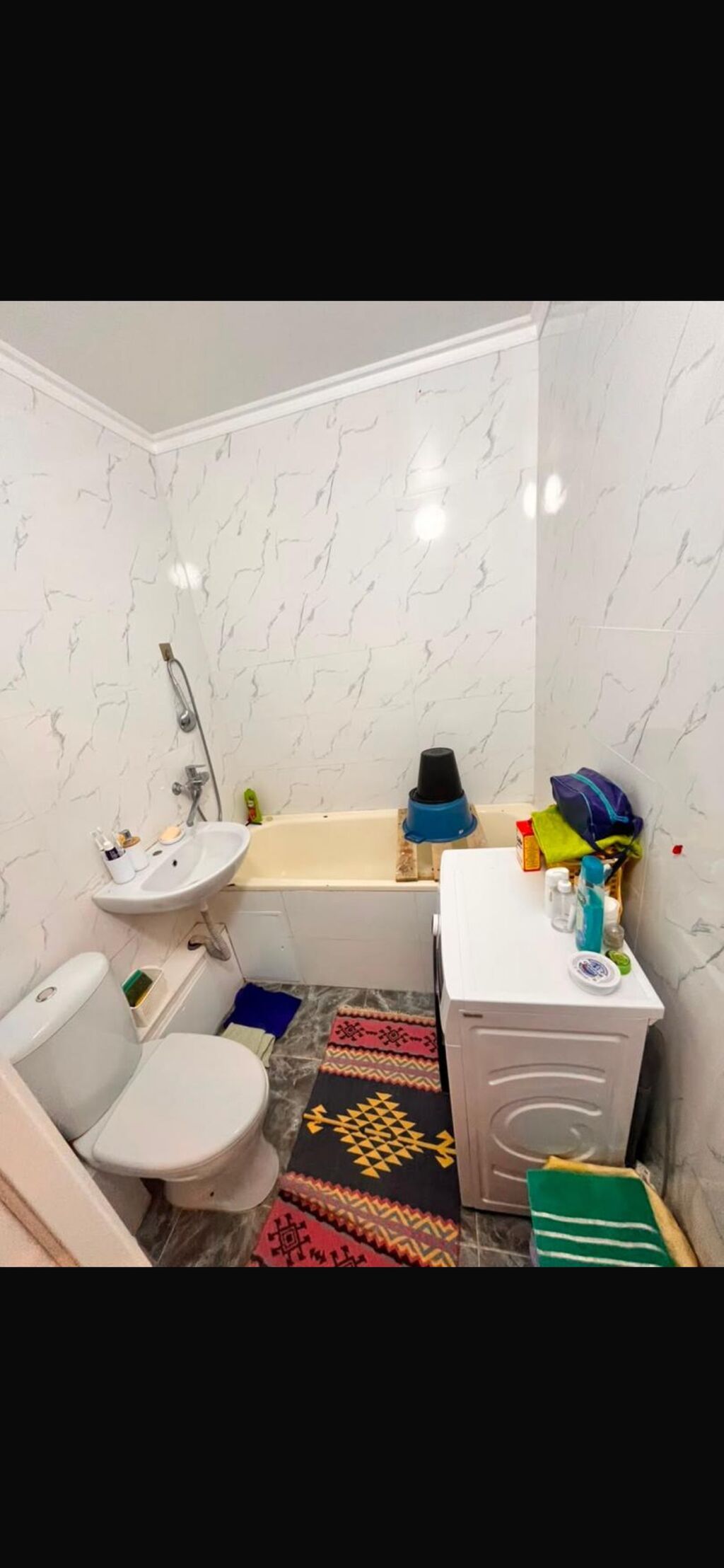 1 комната, 34 м², Тунгуч мкр 105 серия, 9 этаж, Косметический ремонт: фото 2