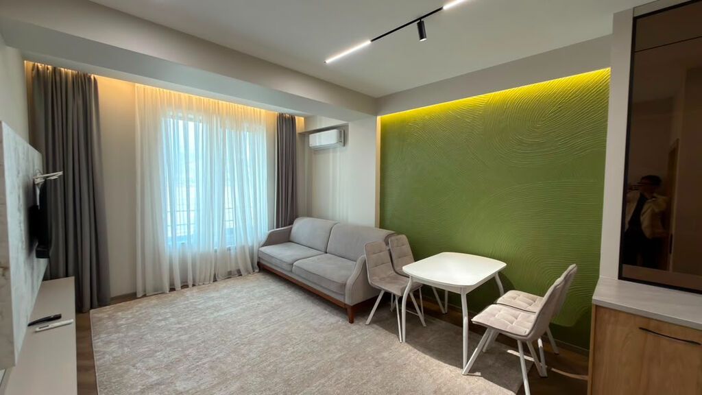 1 комната, 46 м², Асанбай мкр Элитка, 10 этаж, Евроремонт