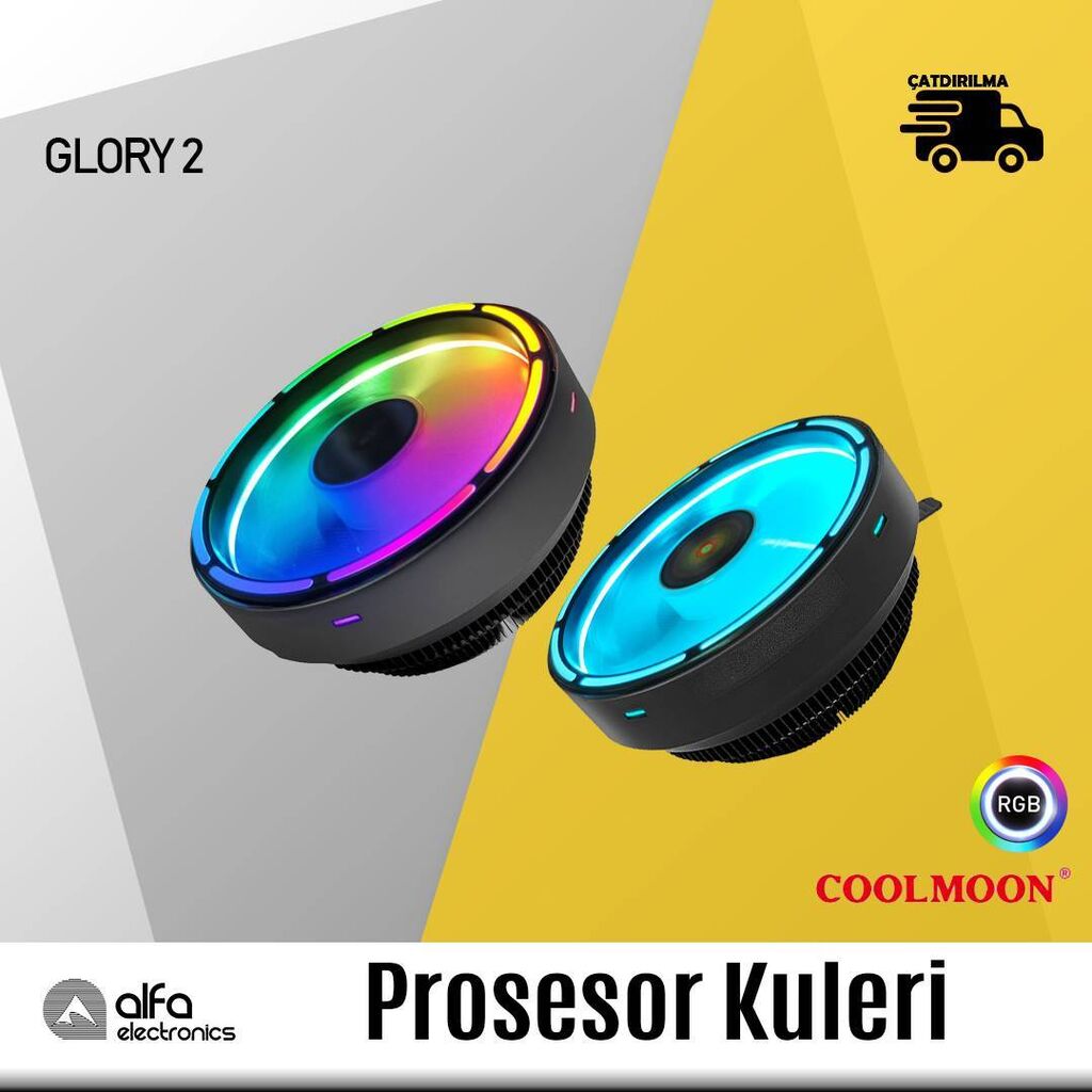 RGB Kuler "Coolmoon Glory 2 ": 19 AZN Soyutma sistemləri | Bakı ...