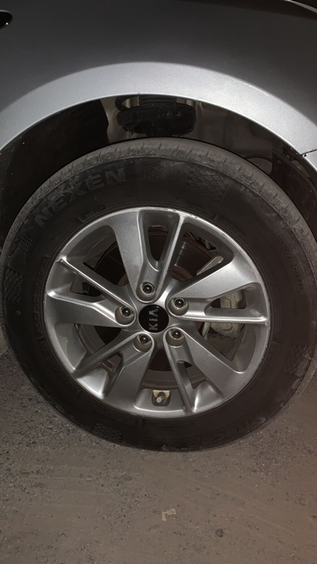 Легкосплавные диски KIA R16 с шинами Nexen Обмен 17 диски -: фото 2