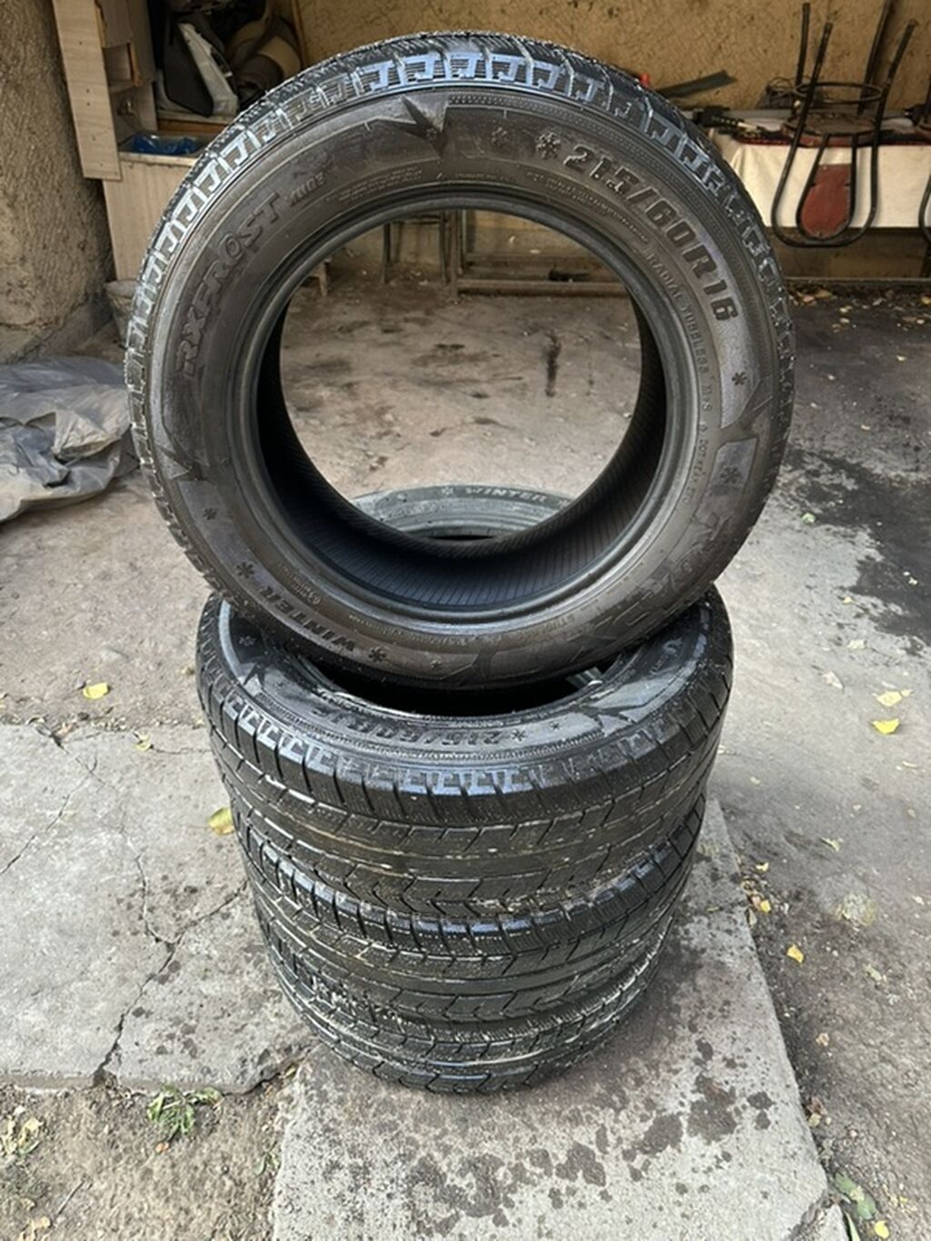 Шины 215 / 60 / R 16, Зима, Б/у, Комплект, Легковые, Китай, RoadX: фото 1
