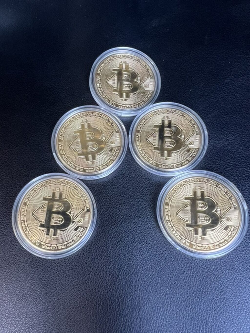 Памятная сувенирная монета Bitcoin (реплика) - Диаметр: около 40 мм: фото 5