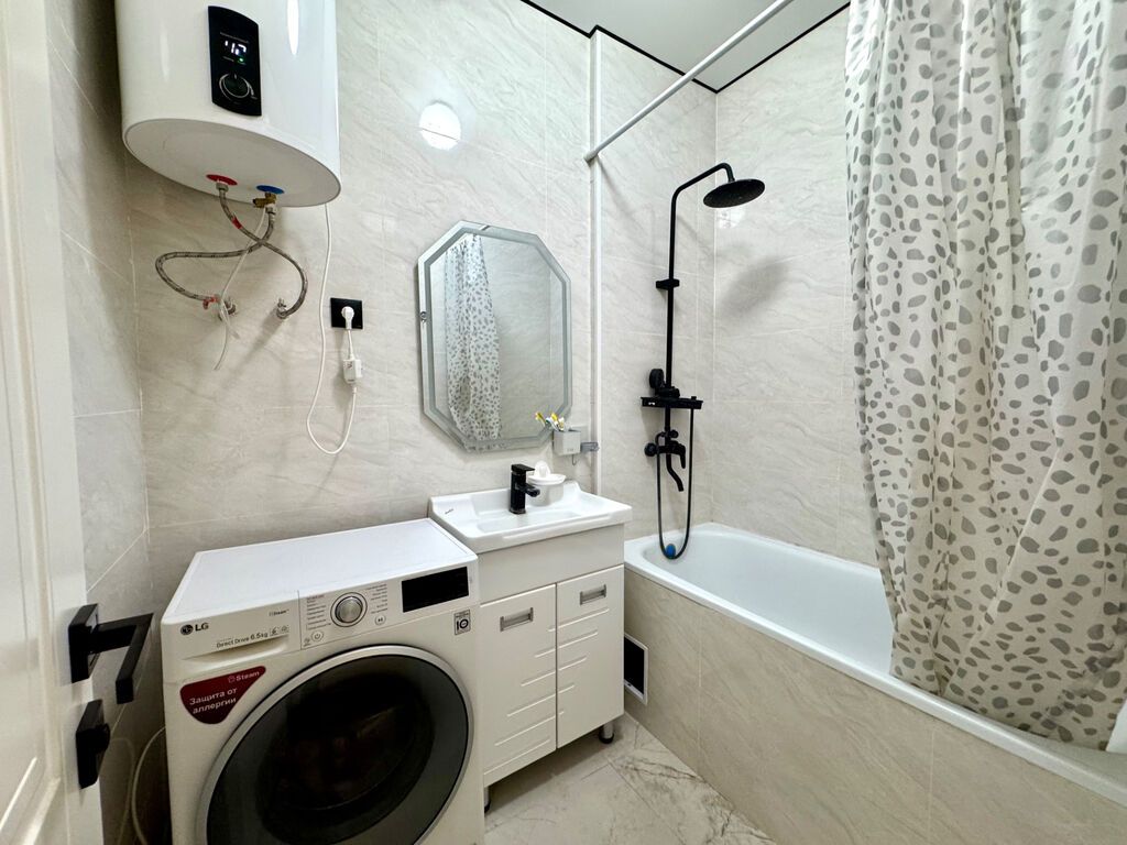 2 комнаты, 56 м², Аламедин-1 мкр Элитка, 5 этаж, Евроремонт: фото 6