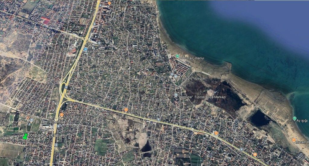 BUZOVNADA 7 SOT ÇIXARIŞLI TORPAQ SAHƏSİ SATILIR – 178000 AZN Buzovna