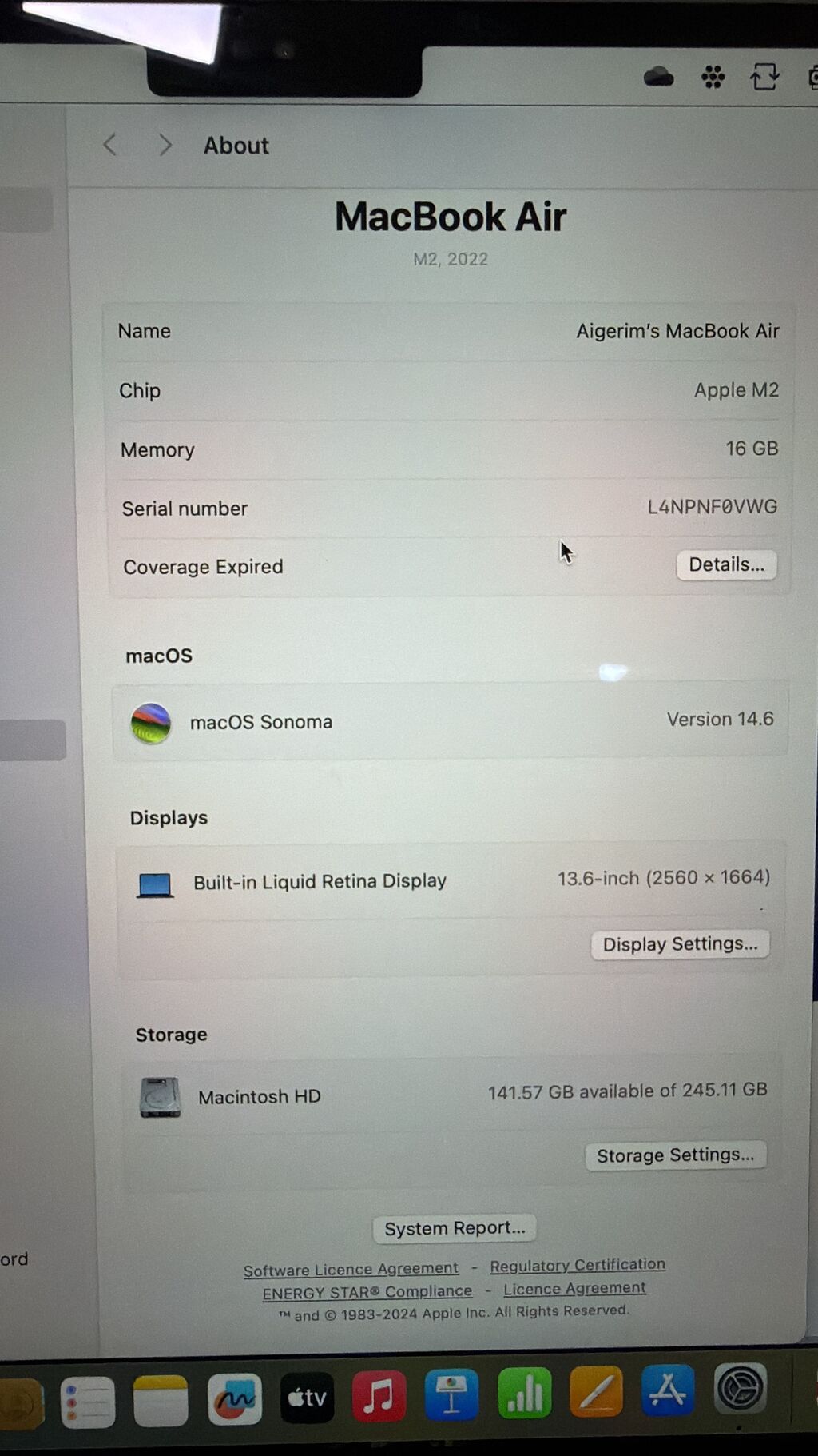 Apple MacBook (серия Air нового дизайна), цвет Midnight (темно‑синий): фото 6