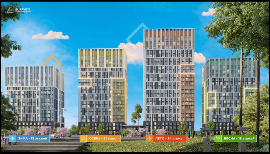 2 комнаты, 82 м², Асанбай мкр Элитка, 14 этаж, ПСО (под самоотделку): фото 2