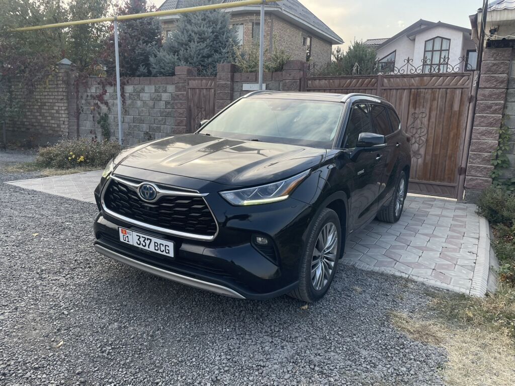 Toyota Highlander: 2021 г., 2.5 л, Автомат, Гибрид, Кроссовер: фото 1