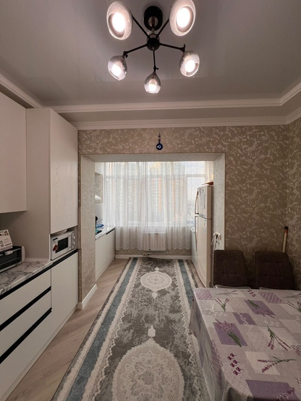 2 комнаты, 76 м², Нижний Джал (Джал-23) 106 серия, 6 этаж, Евроремонт: фото 5