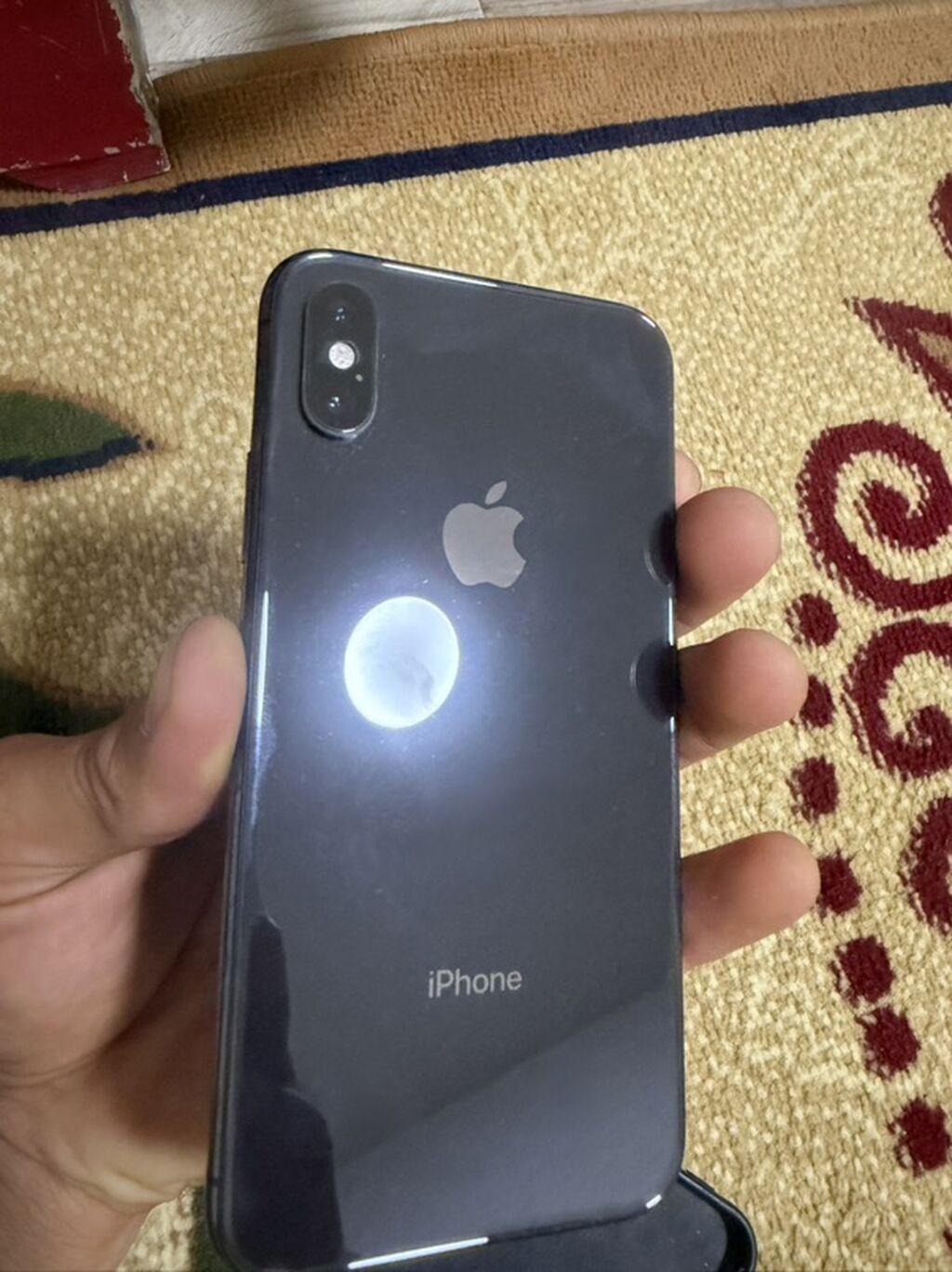 IPhone Xs, Б/у, 256 ГБ, Черный, Чехол, 77 %: фото 8