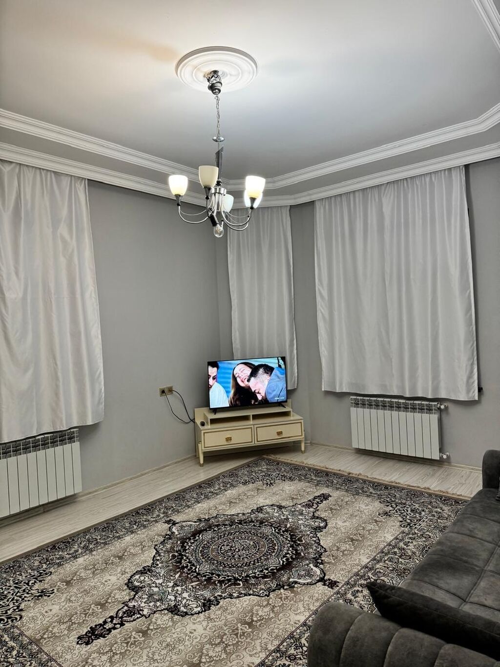3 otaqlı, 110 kv. m, Yeni təmirli