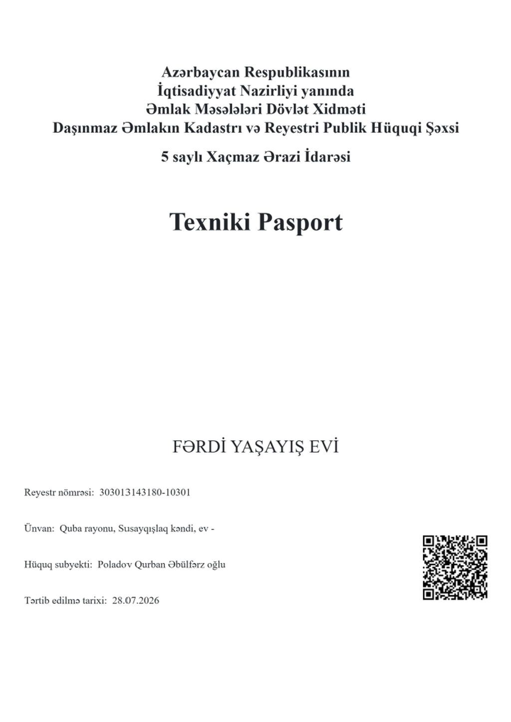 4 otaqlı, 87 kv. m, Kredit yoxdur, Təmirsiz
