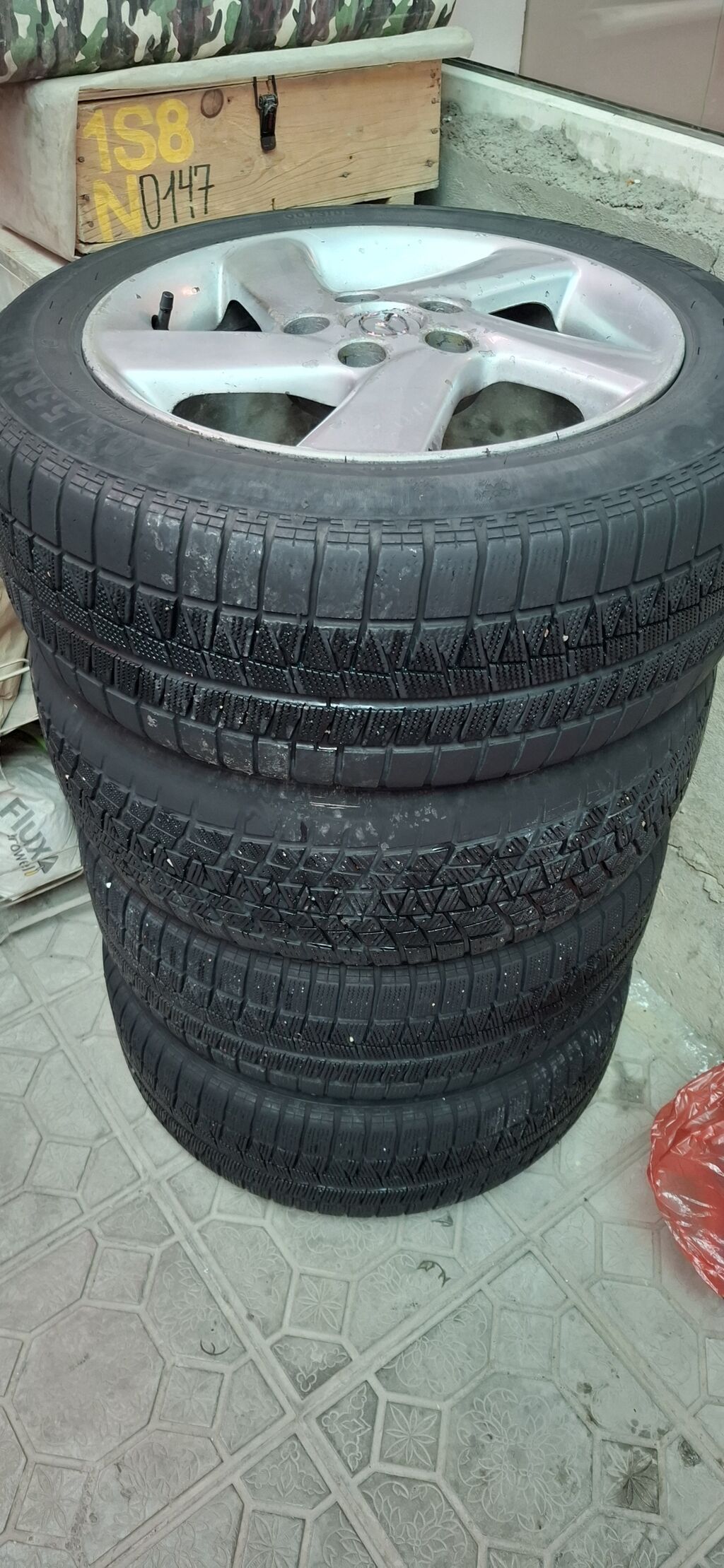 Колеса в сборе 205 / 55 / R 16, Зима, Б/у, Комплект, Легковые, Литые, отверстий - 5: фото 8