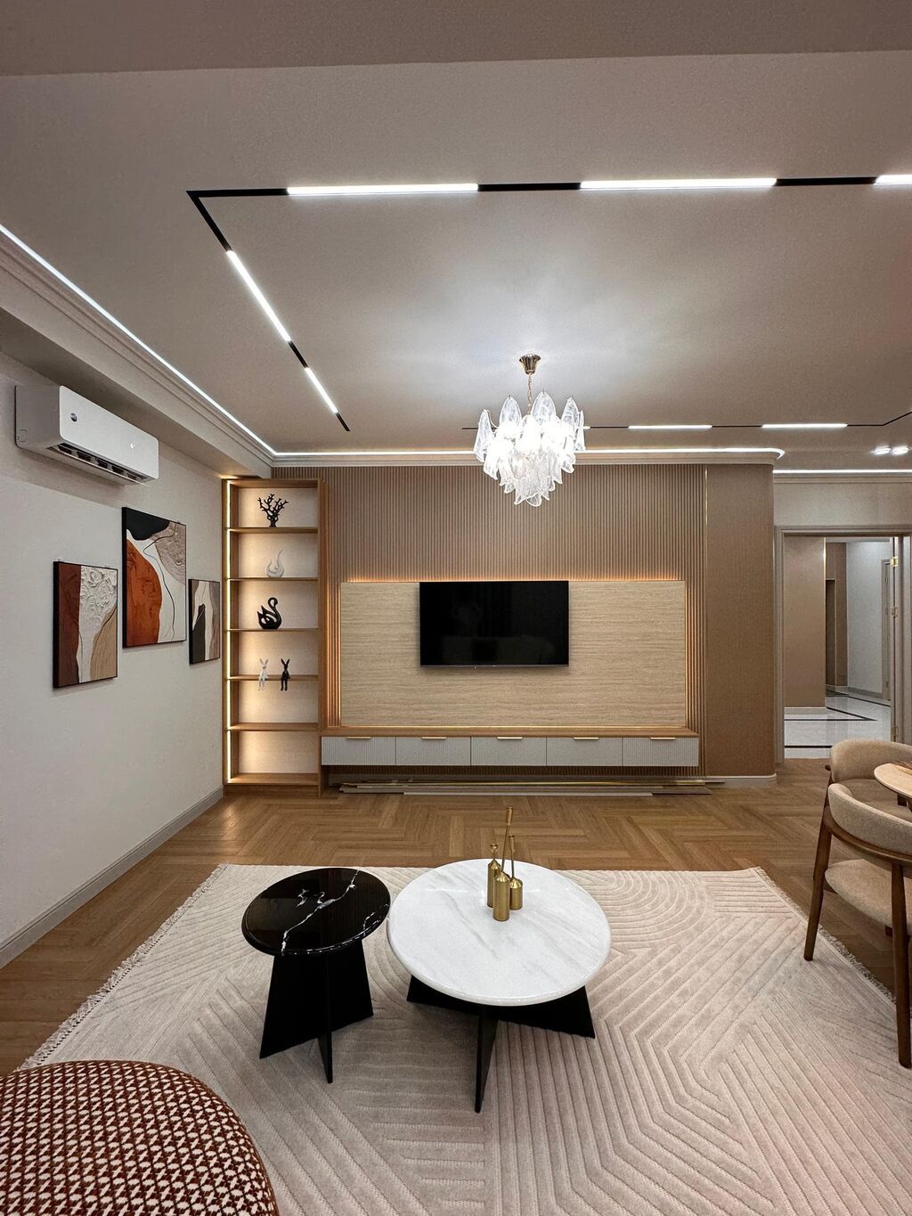 3 комнаты, 80 м², Асанбай мкр Элитка, 10 этаж, Дизайнерский ремонт: фото 3