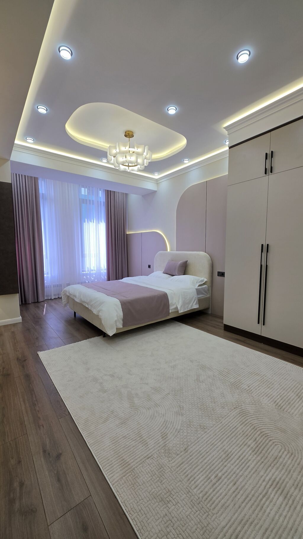 2 комнаты, 48 м², Асанбай мкр Элитка, 13 этаж, Дизайнерский ремонт: фото 7