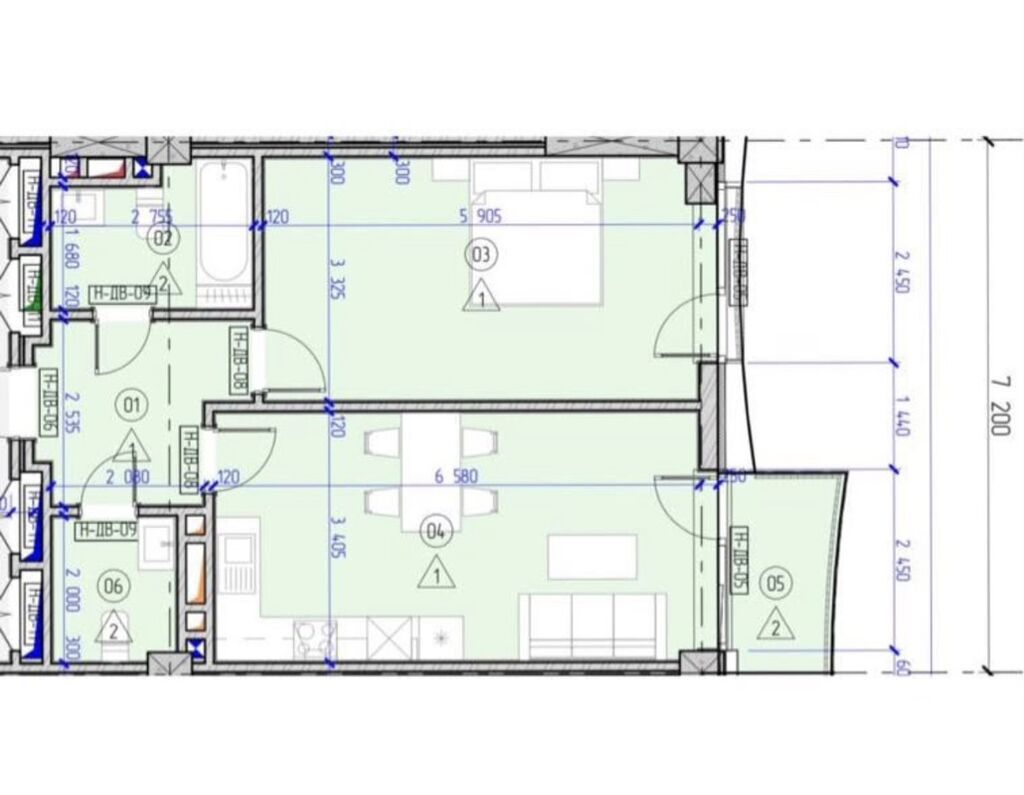 Продается 1-комнатная квартира-студия в Leven Park от надежного: фото 2