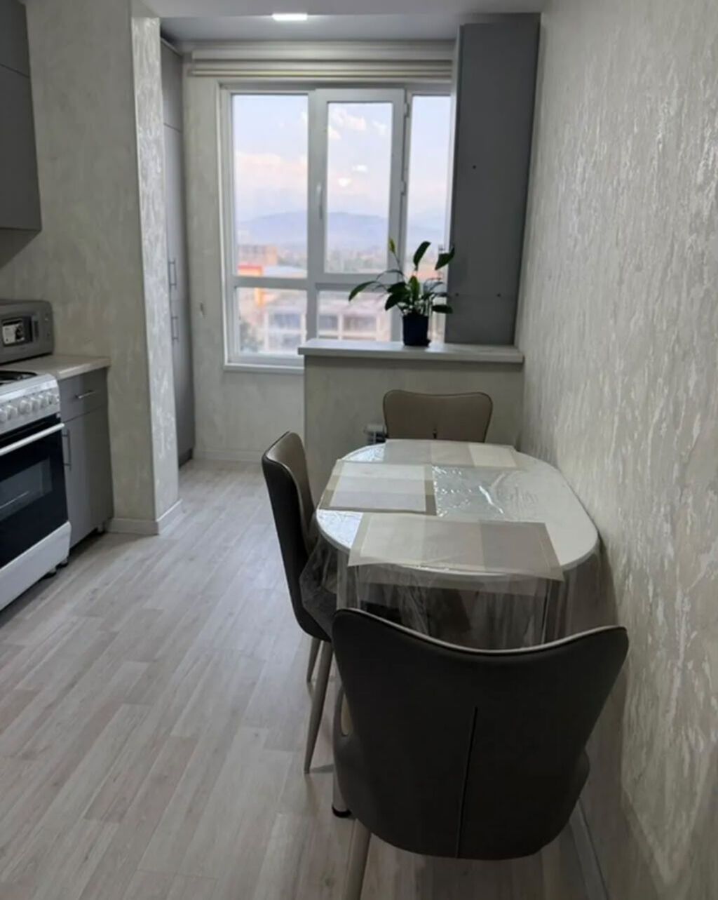 1 комната, 36 м², Тунгуч мкр Элитка, 9 этаж, Свежий ремонт: фото 1
