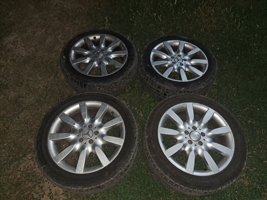 Колеса в сборе 255 / 45 / R 18, Лето, Б/у, Комплект, Легковые, Литые, отверстий - 5: фото 2