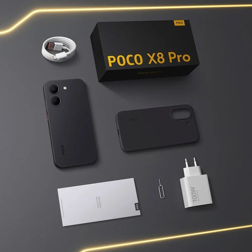 Poco X8 Pro, Новый, 256 ГБ, цвет - Черный, 2 SIM: фото 3