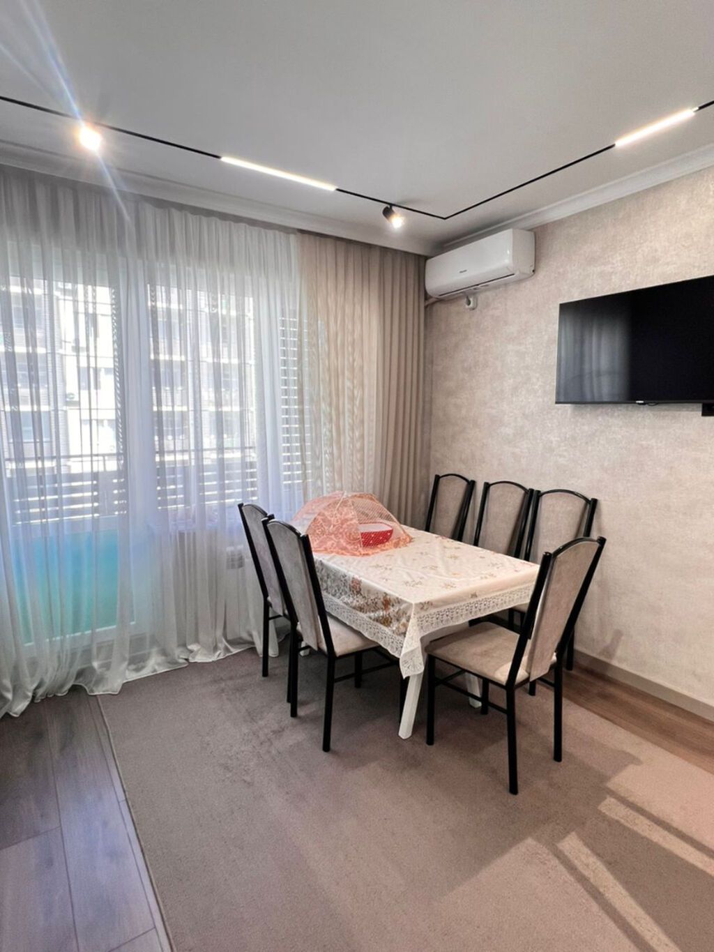 3 комнаты, 90 м², Ала-Арча ТРЦ 106 серия улучшенная, 5 этаж, Евроремонт: фото 4