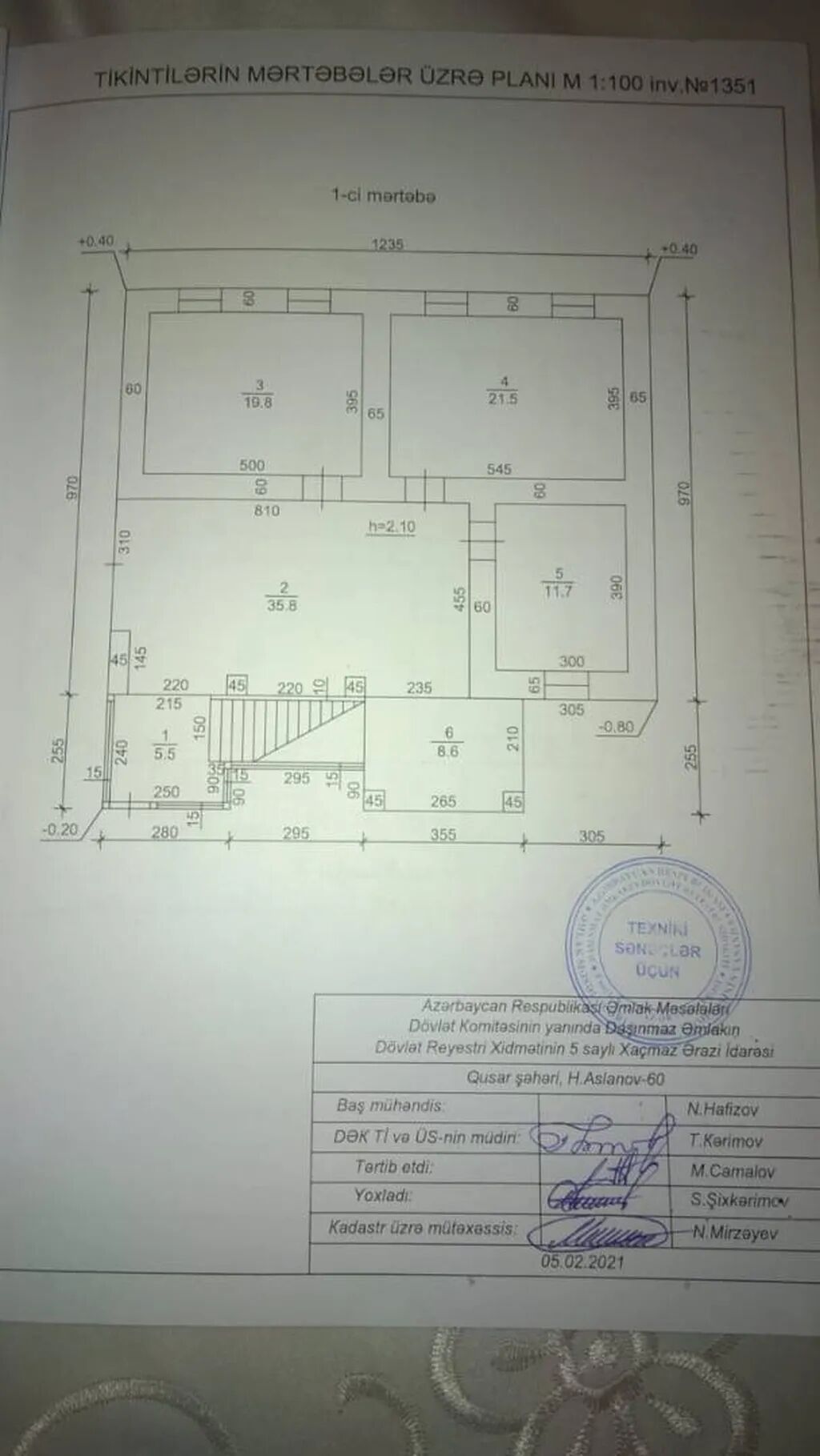 7 otaqlı, 196 kv. m, Kredit yoxdur, Orta təmir