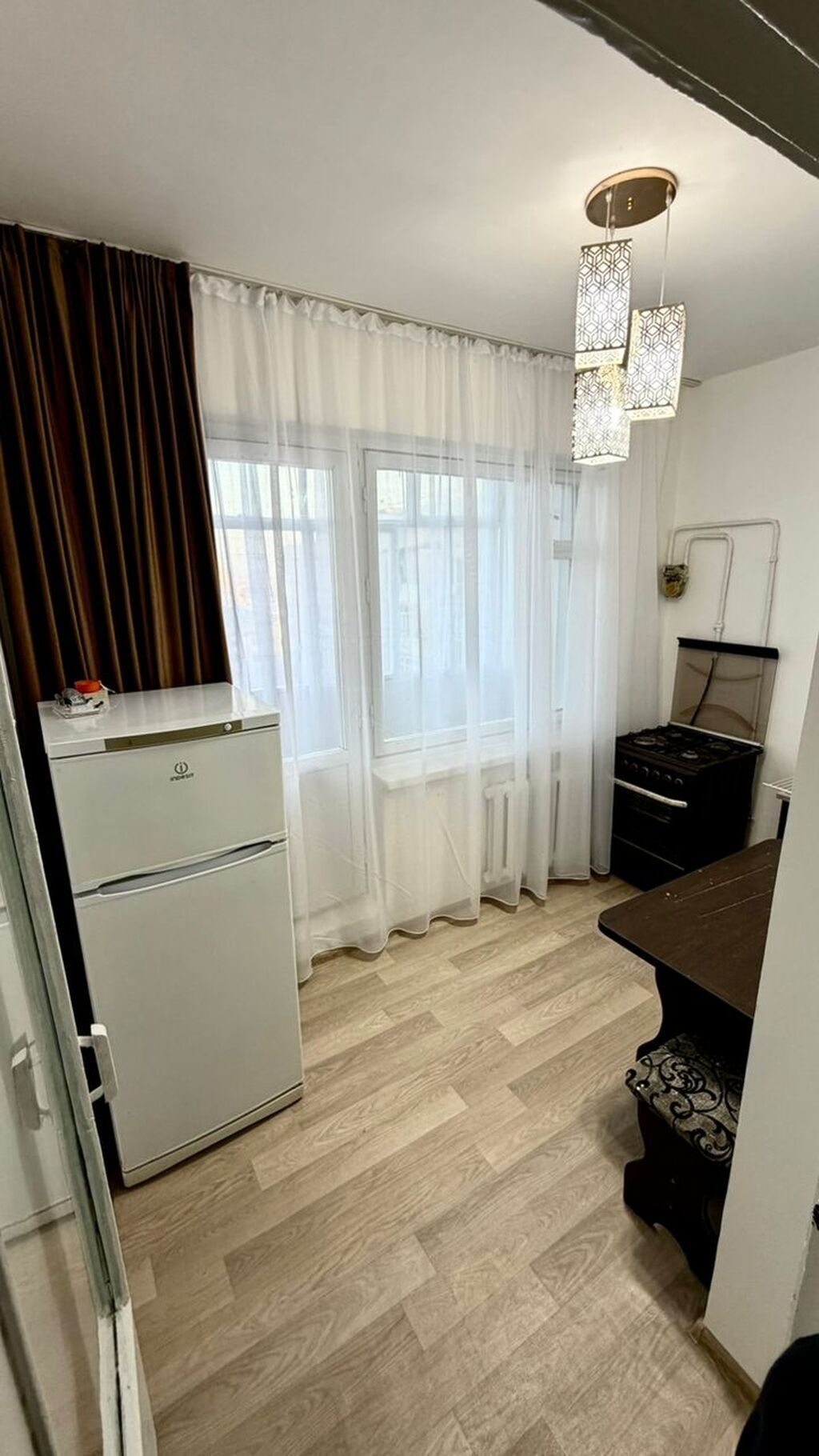 1 комната, 37 м², Аламедин-1 мкр 105 серия, 9 этаж, Свежий ремонт: фото 4