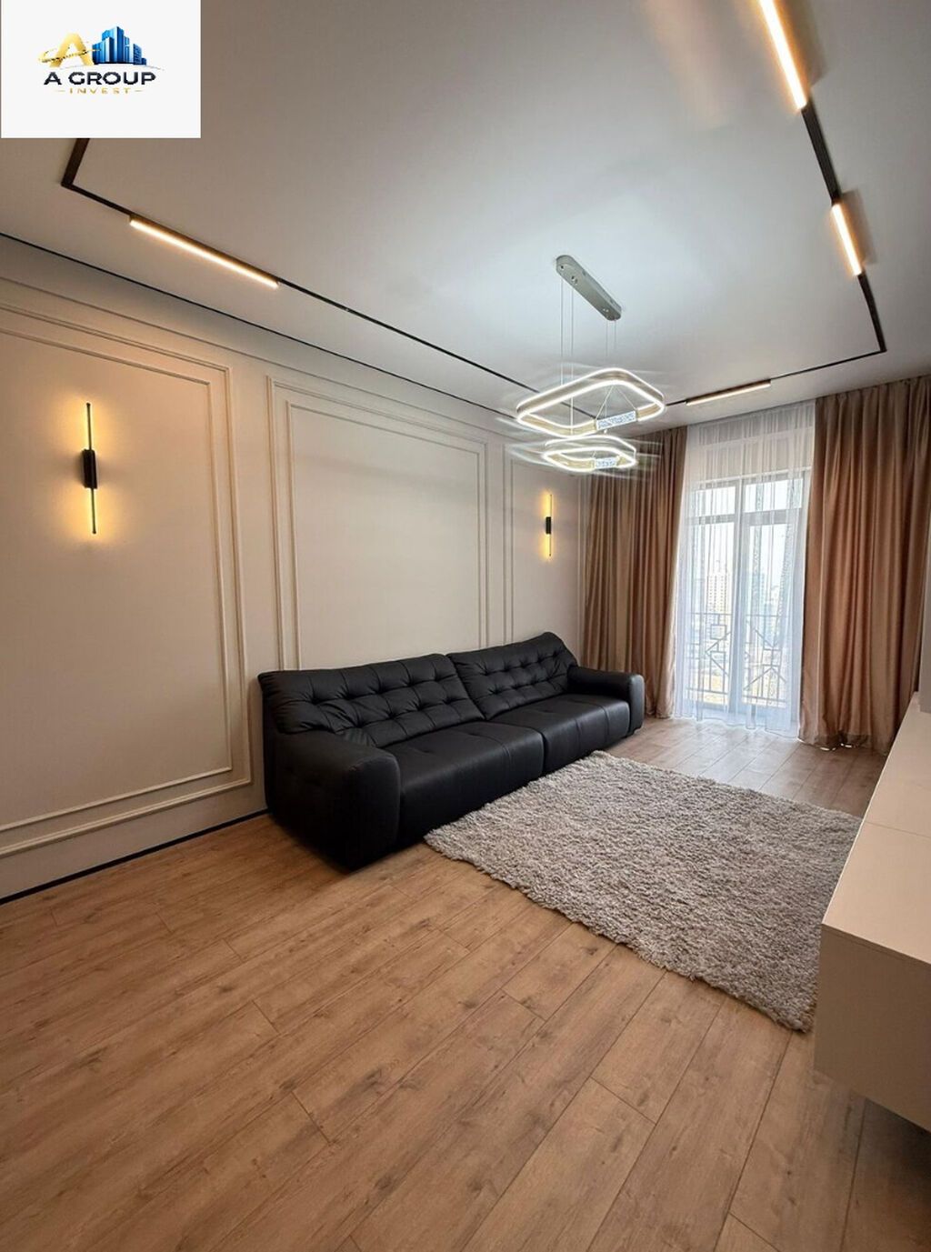 2 комнаты, 78 м², Асанбай мкр Элитка, 13 этаж, Дизайнерский ремонт: фото 6