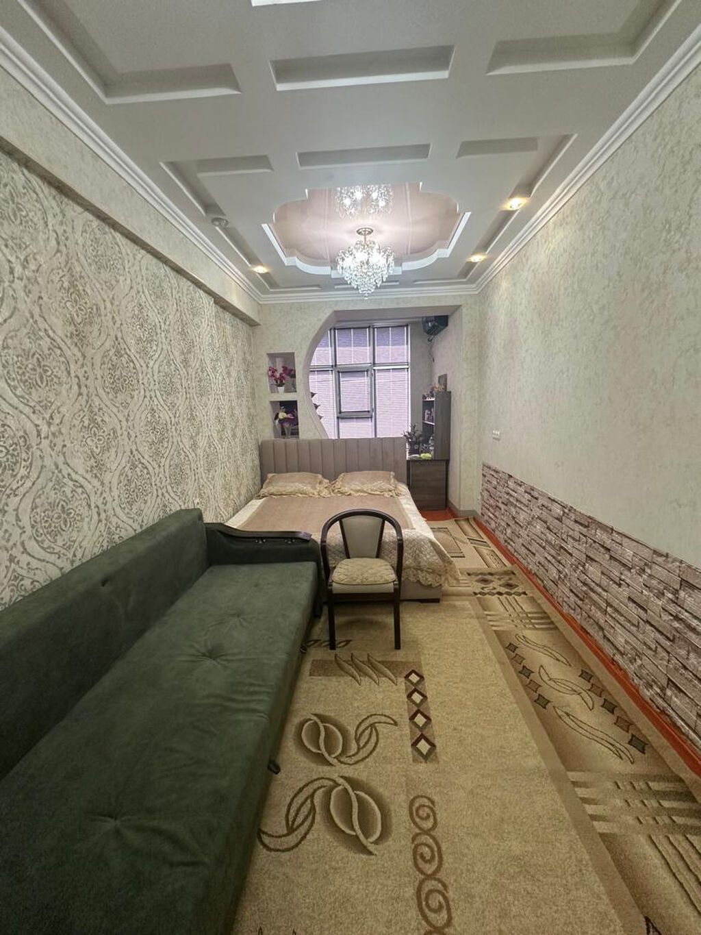2 комнаты, 55 м², Кок-Жар мкр Элитка, 6 этаж, Косметический ремонт: фото 4