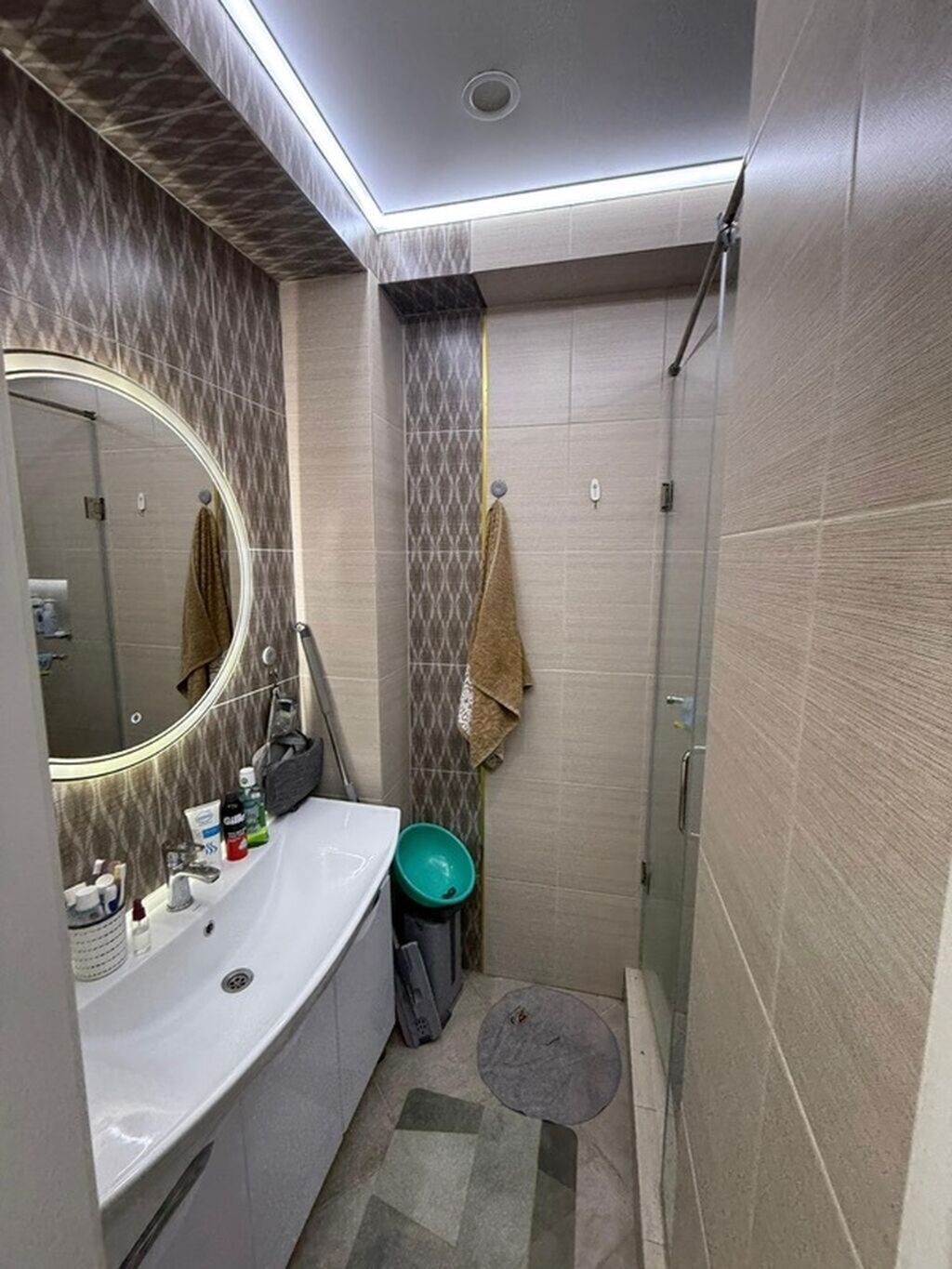 2 комнаты, 52 м², Тунгуч мкр 9 этаж, Евроремонт: фото 8