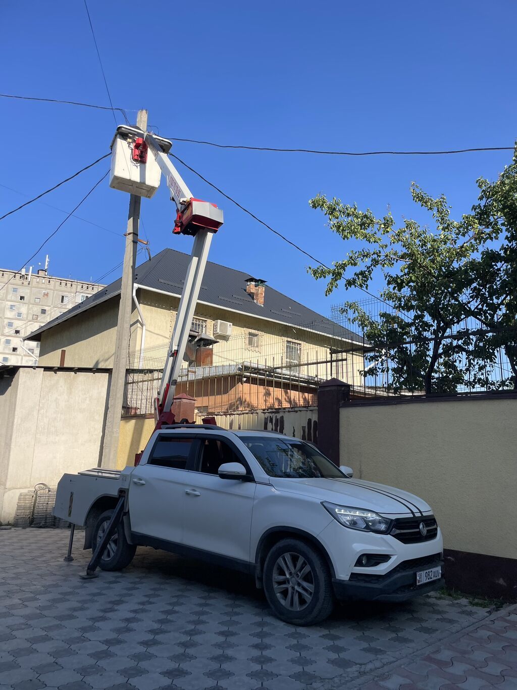 Автовышка 12 метр, 200 кг которот. Бишкек жана региондор боюнча: фото 8