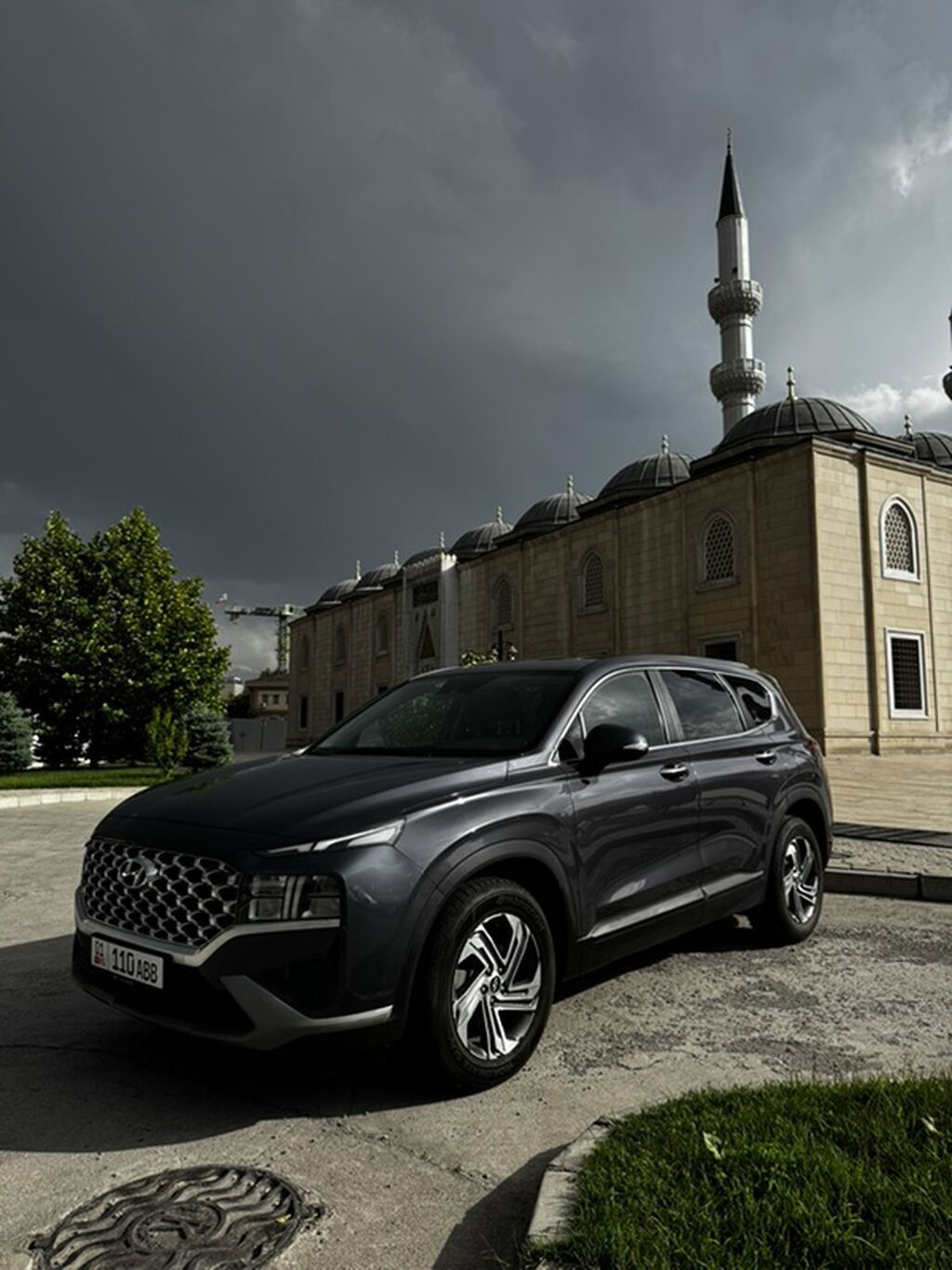 Hyundai Santa Fe: 2021 г., 2.2 л, Автомат, Дизель, Кроссовер: фото 2