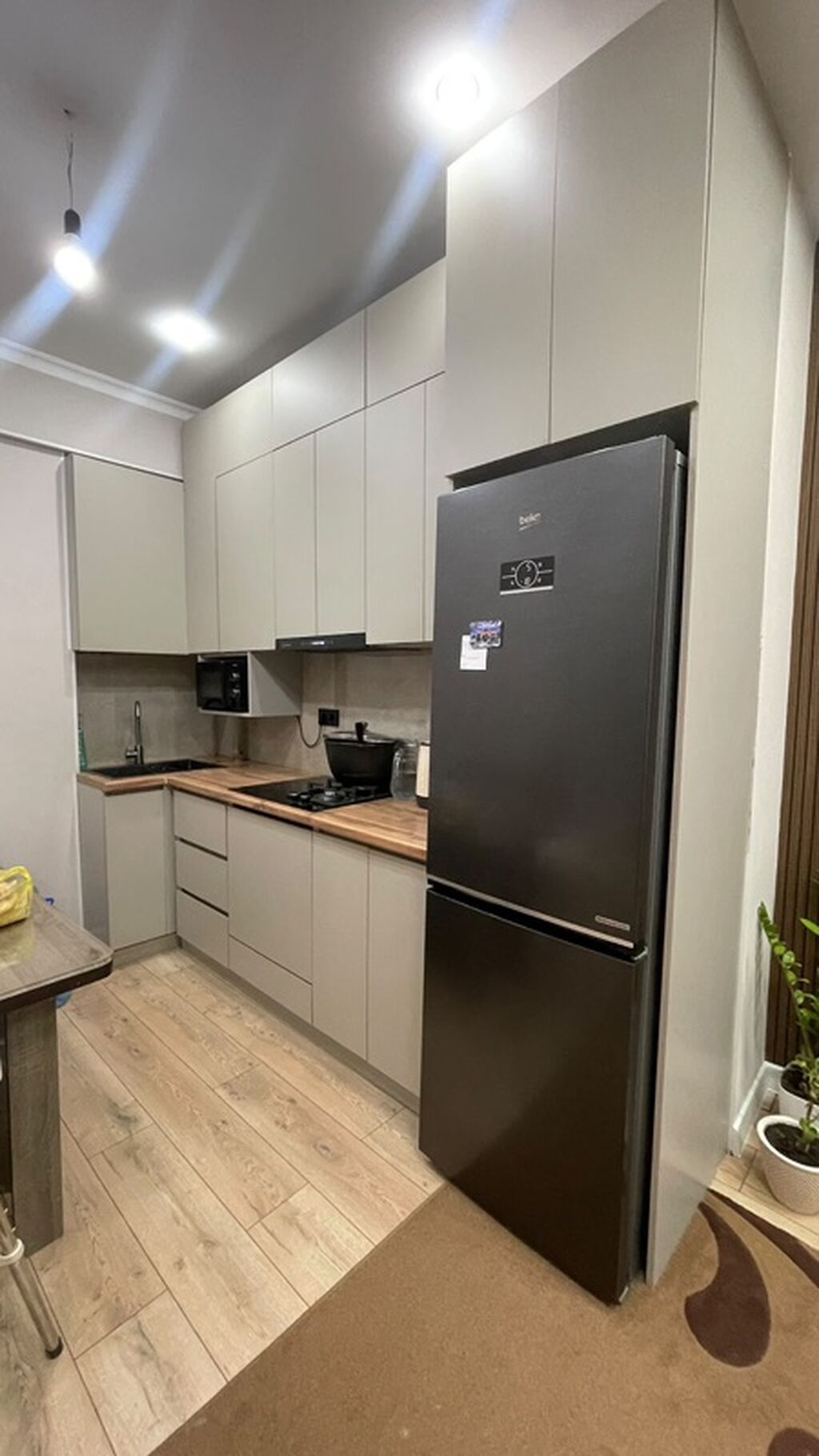 Студия, 56 м², Пишпек Элитка, 4 этаж, Евроремонт: фото 3