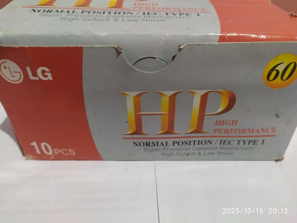 Аудиокассета LG HP60 - Тип ленты: Normal Position / IEC Type I -: фото 3
