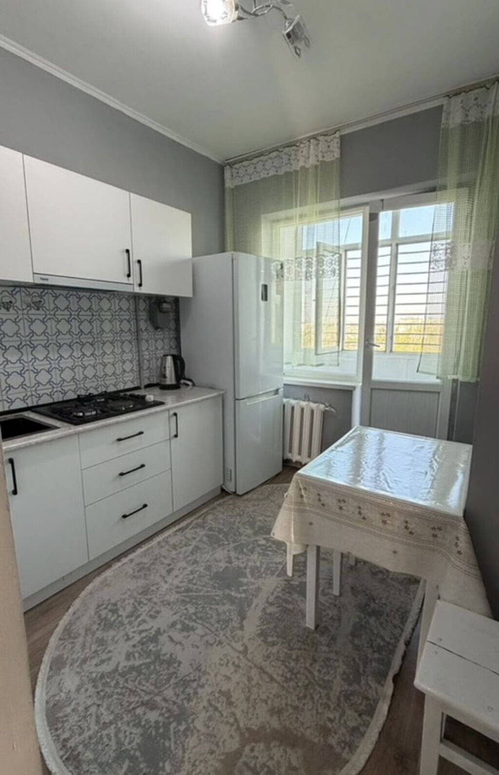 3 комнаты, Аламедин-1 мкр Семейным, от 1 года, С мебелью полностью: фото 5