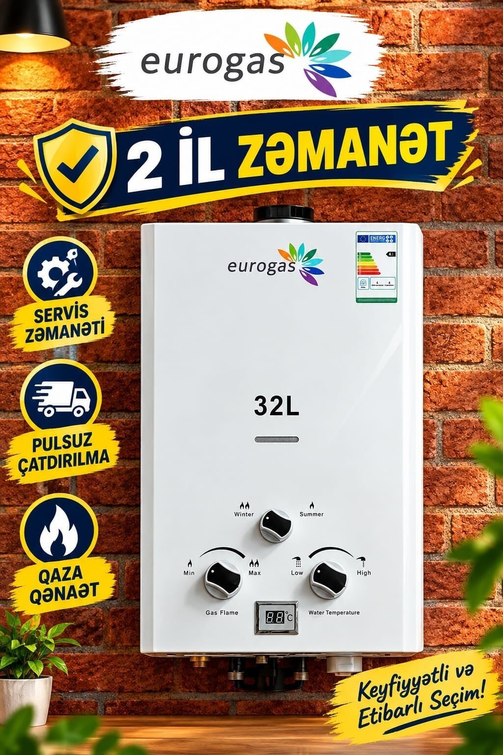 Pitiminutka Eurogaz, 32 l/dəq, Yeni, Kredit yoxdur, Pulsuz çatdırılma, Rayonlara çatdırılma