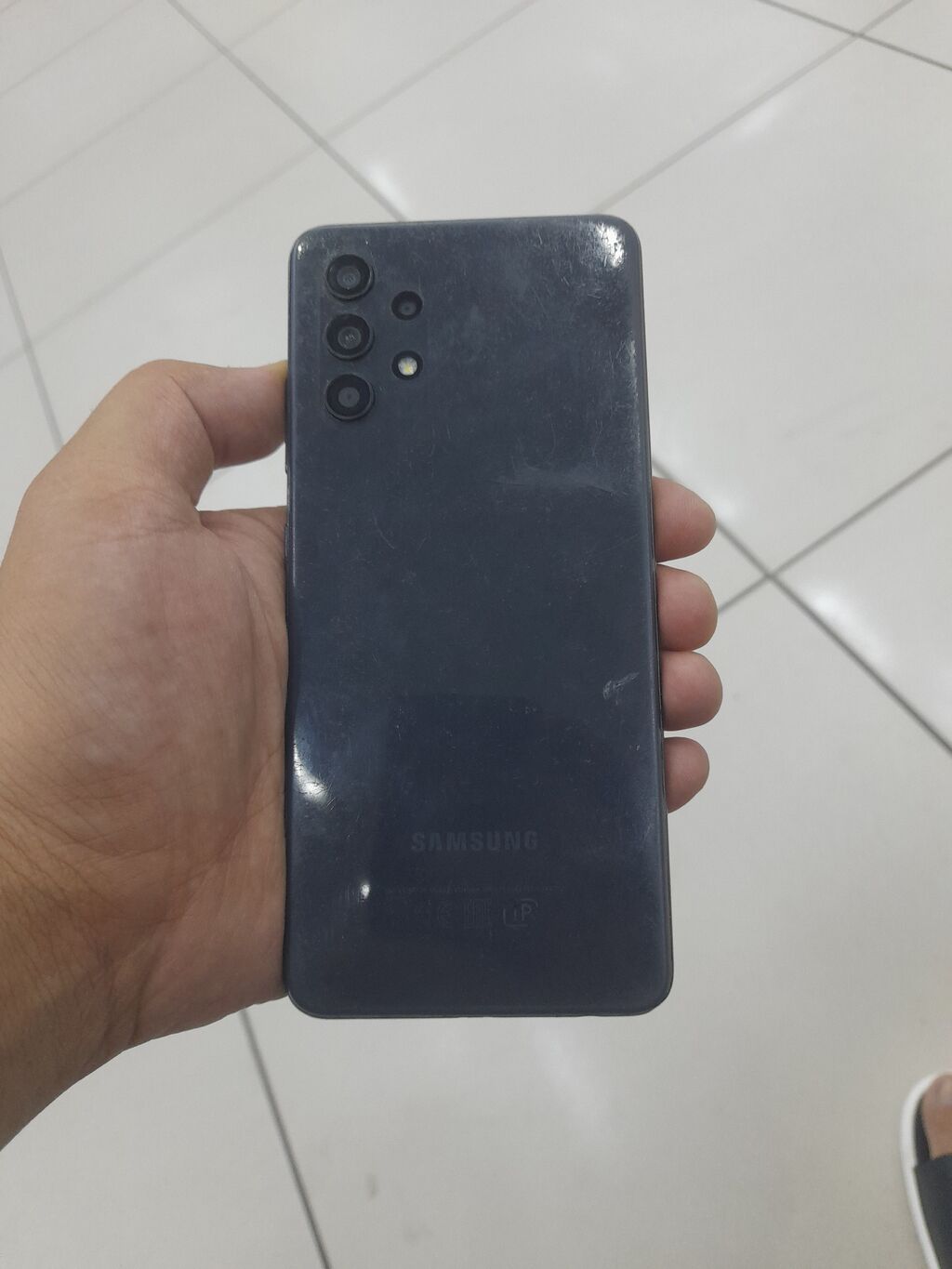 Samsung Galaxy A32, Б/у, 128 ГБ, цвет - Черный, 2 SIM — фото 3
