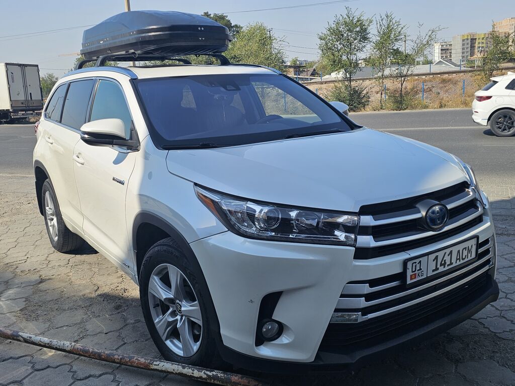 Toyota Highlander: 2018 г., 3.5 л, Автомат, Гибрид, Кроссовер: фото 2