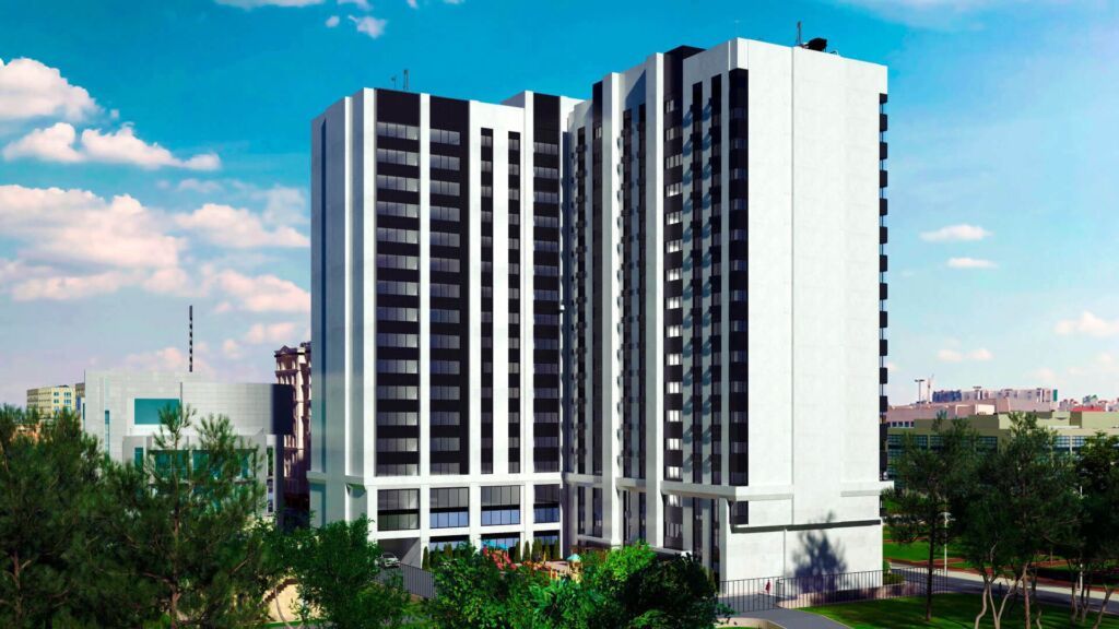 4 комнаты, 206 м², Элитка, 17 этаж, ПСО (под самоотделку) — фото 1