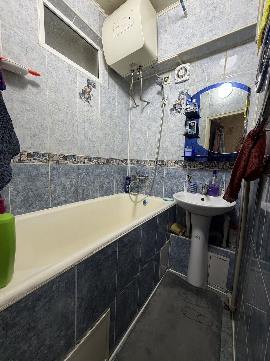 2 комнаты, 50 м², Индивидуалка, Пишпек Индивидуалка, 2 этаж, Косметический ремонт: фото 8