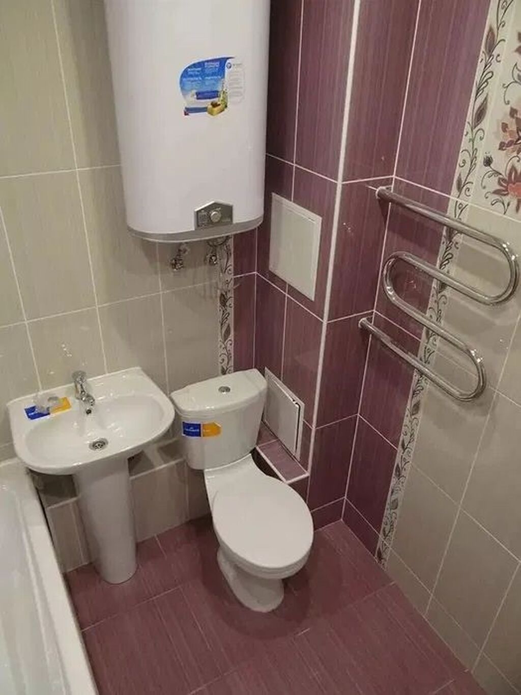 Туалет с ванной эконом
