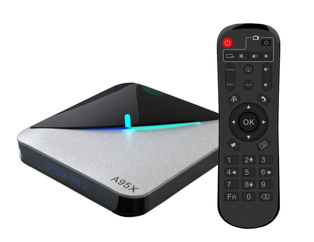 Aksesoari za TV i video: Android tv boks-A95X F3 Air RGB -8K video-4/32gb-2.4/5G wifi -