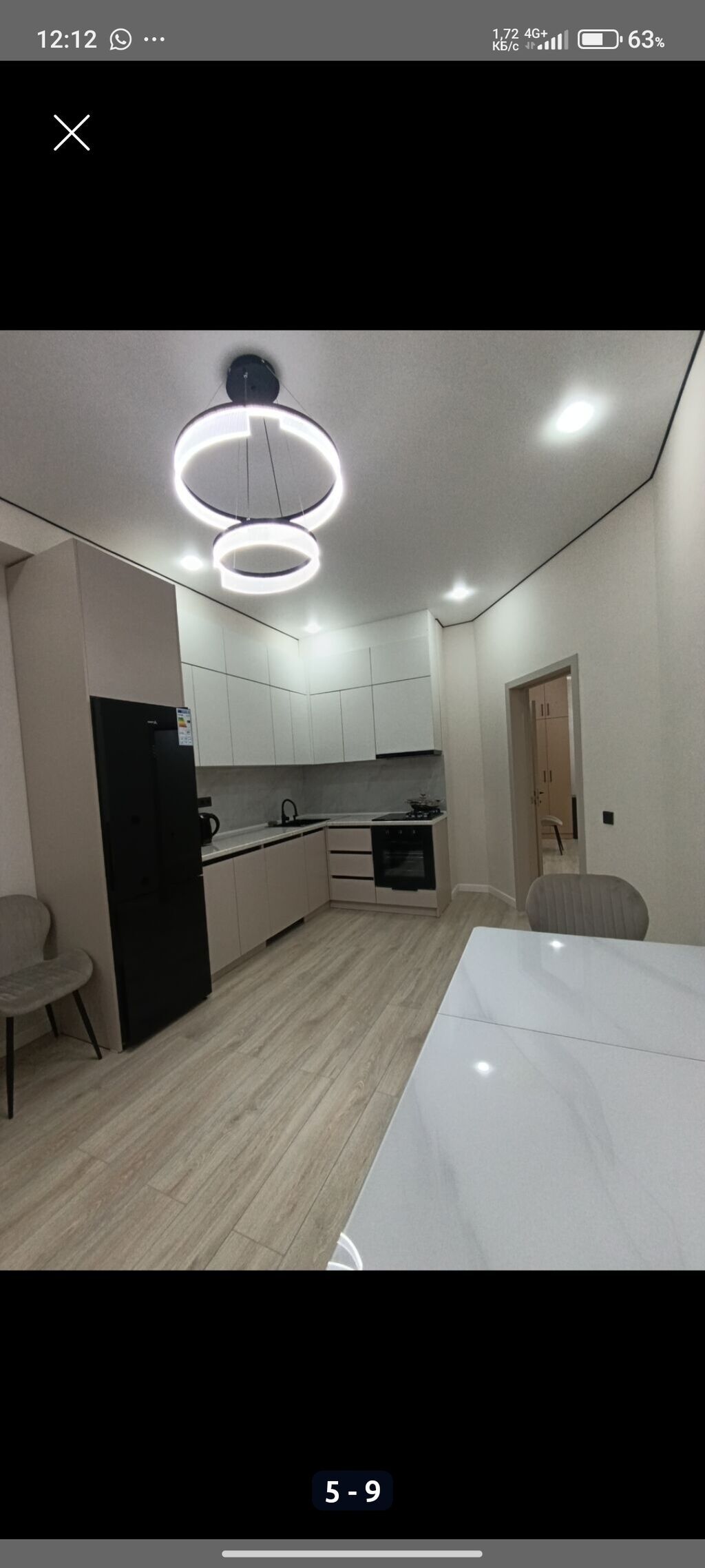 2 комнаты, 64 м², Золотой квадрат Элитка, 5 этаж, Свежий ремонт: фото 3