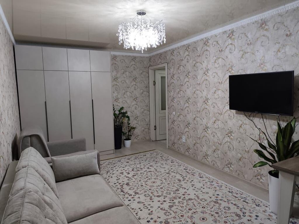 2 комнаты, 42 м², Центральная мечеть 104 серия, 1 этаж, Дизайнерский ремонт: фото 2
