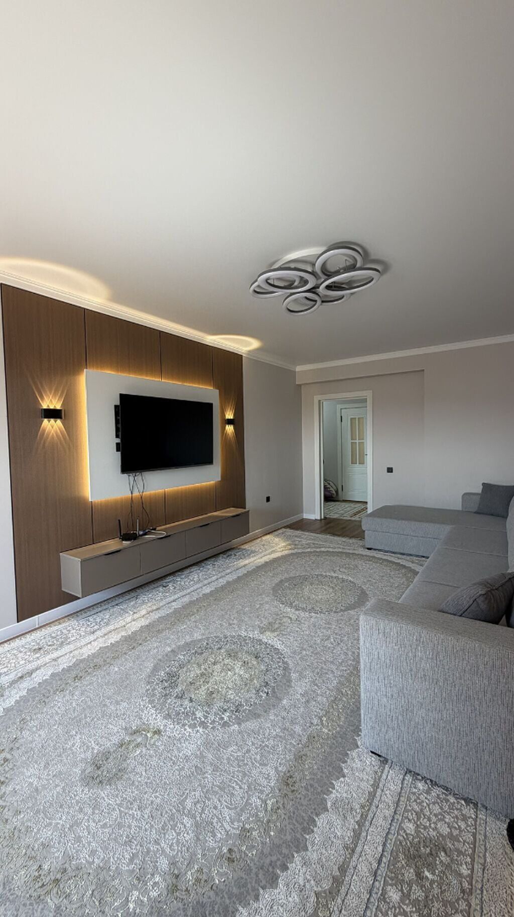 2 комнаты, 72 м², Кок-Жар мкр Элитка, 8 этаж, Дизайнерский ремонт: фото 2