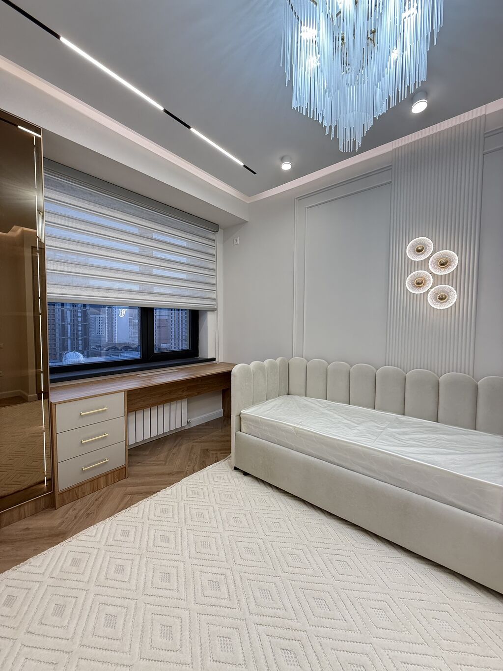 3 комнаты, 96 м², Асанбай мкр Элитка, 10 этаж, Дизайнерский ремонт: фото 7