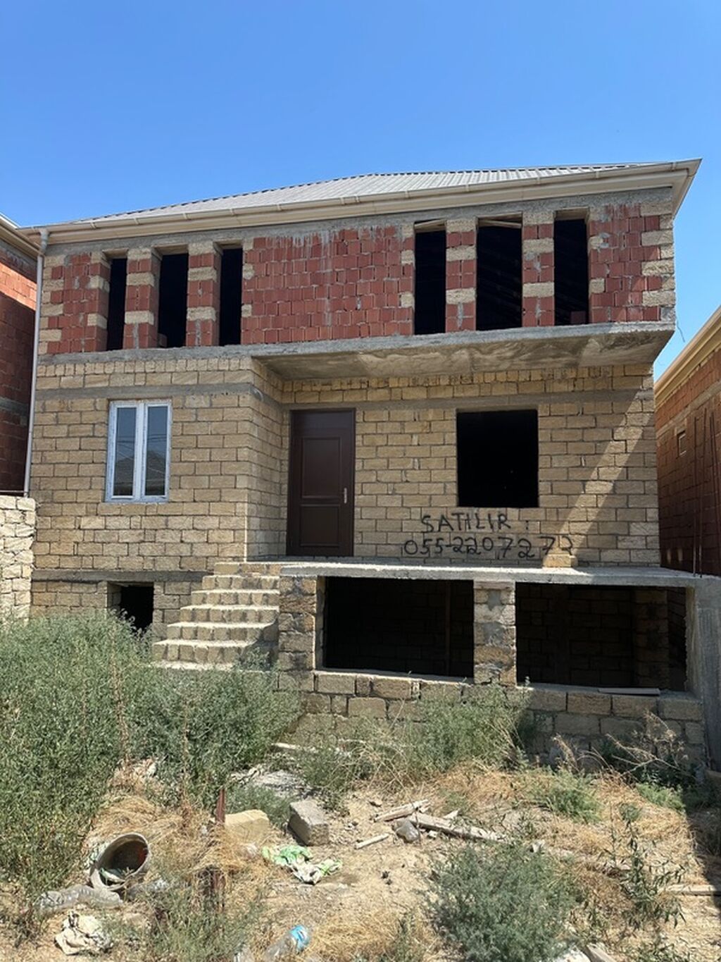 5 otaqlı, 160 kv. m, Kredit yoxdur, Təmirsiz