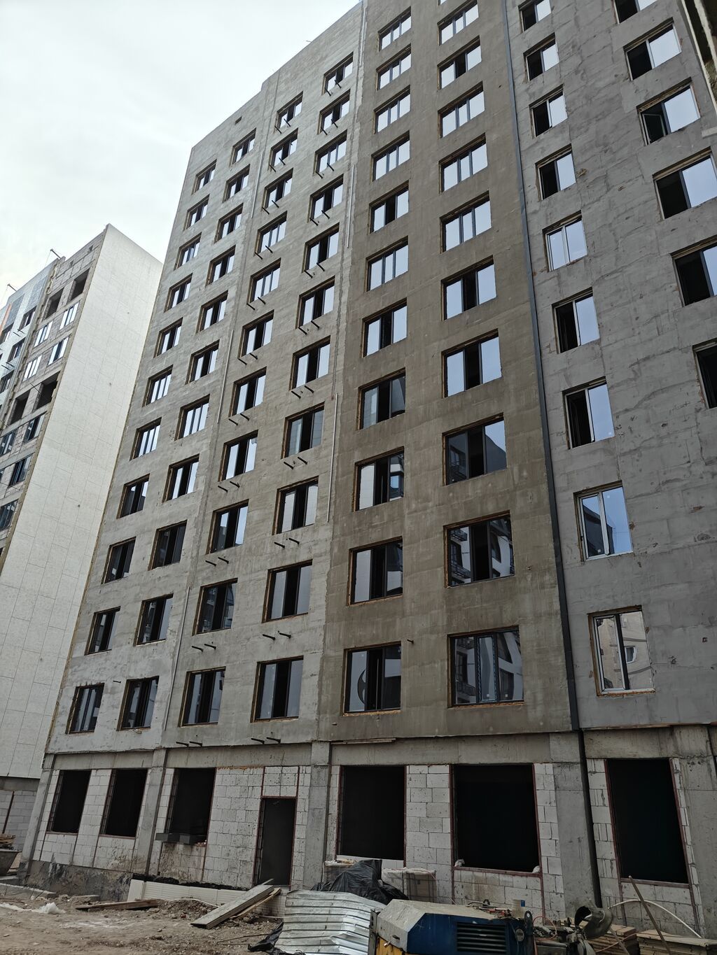 2 комнаты, 78 м², Кок-Жар ж/м Элитка, 11 этаж, ПСО (под самоотделку): фото 2