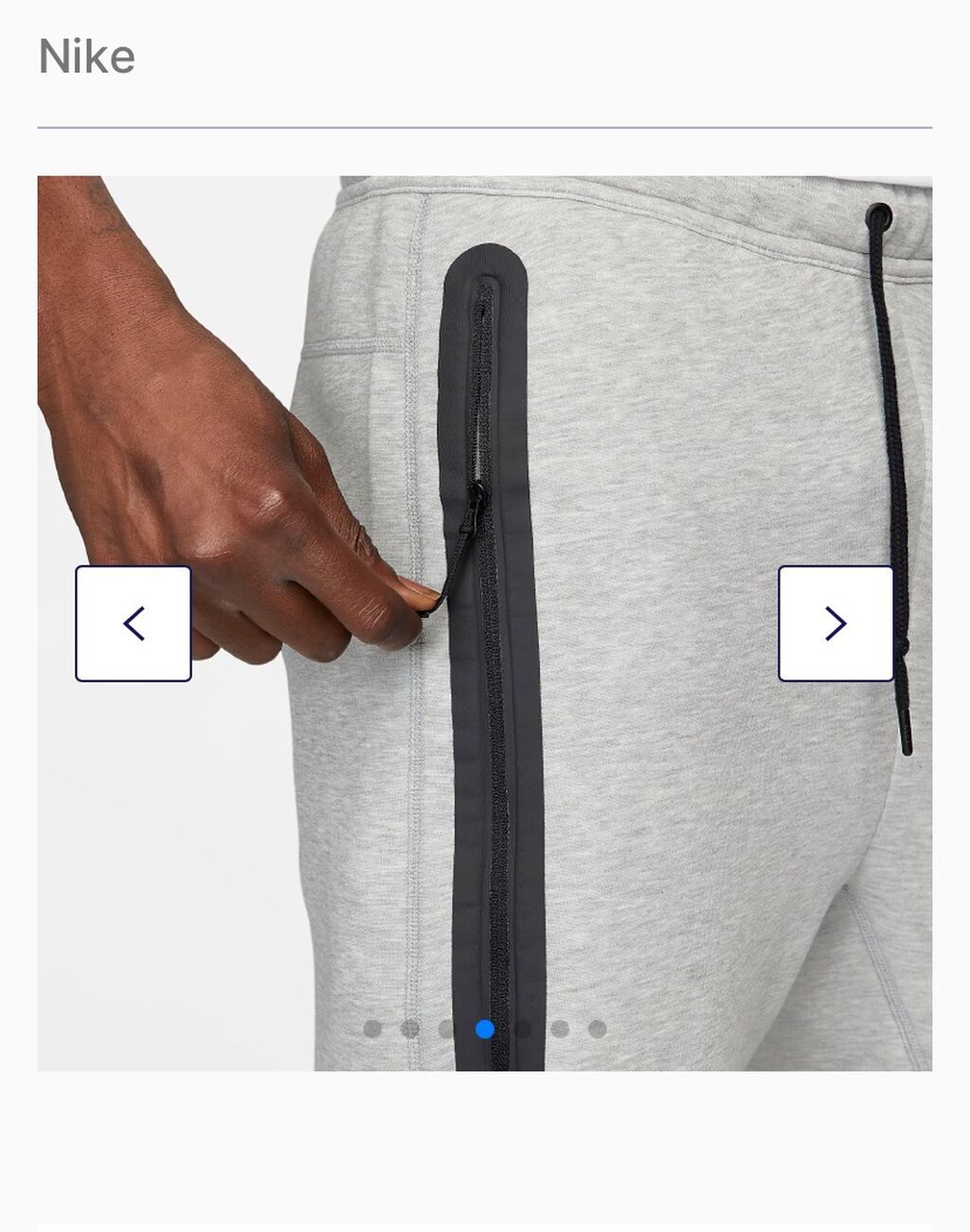 Мужские брюки, S, Nike, Новый, цвет - Серый, Самовывоз, Бесплатная доставка, Платная доставка: фото 4